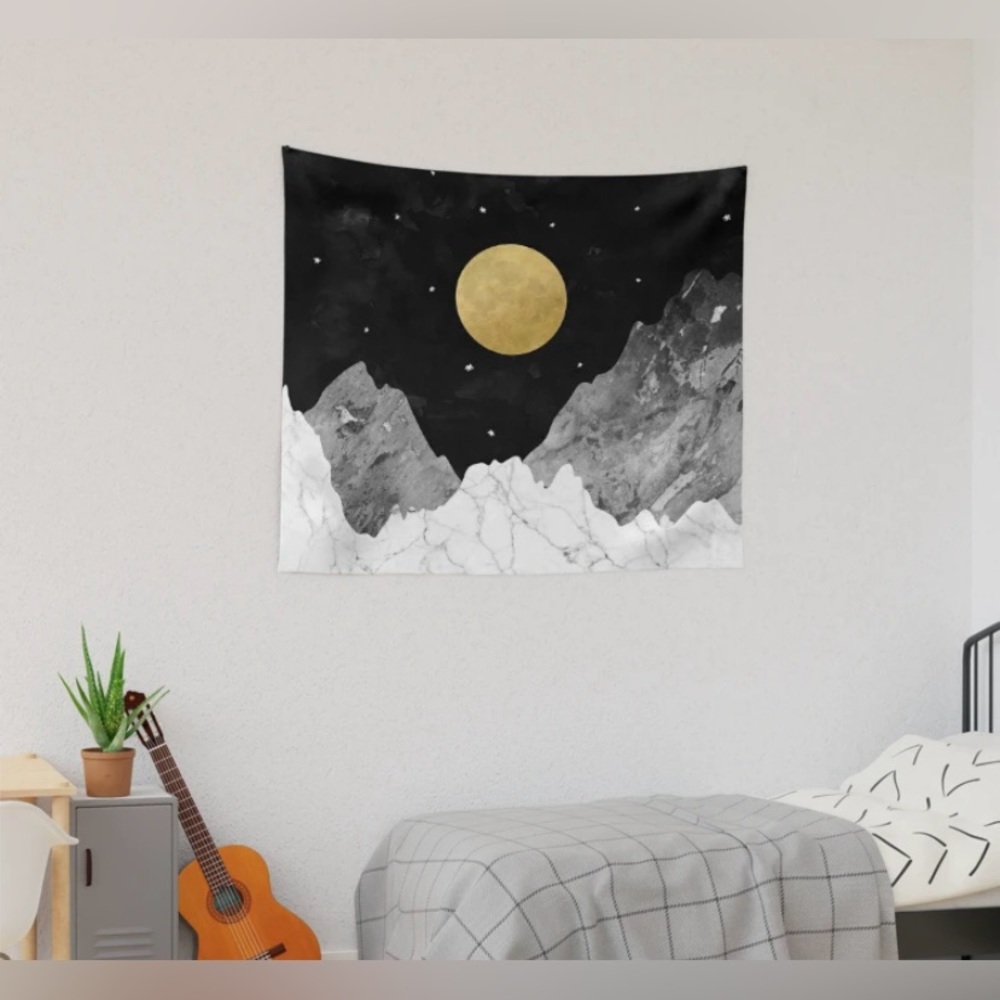 Redbubble - Moon and Stars Tapestry